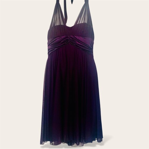 Davids Bridal Dress purple/eggplant size L - Picture 2 of 9